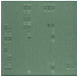 Safavieh Terrace 800 6'-7" x 6'-7" Rug in Green / Ivory