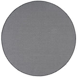 Safavieh Terrace 800 6'-7" x 6'-7" Rug in Black / White