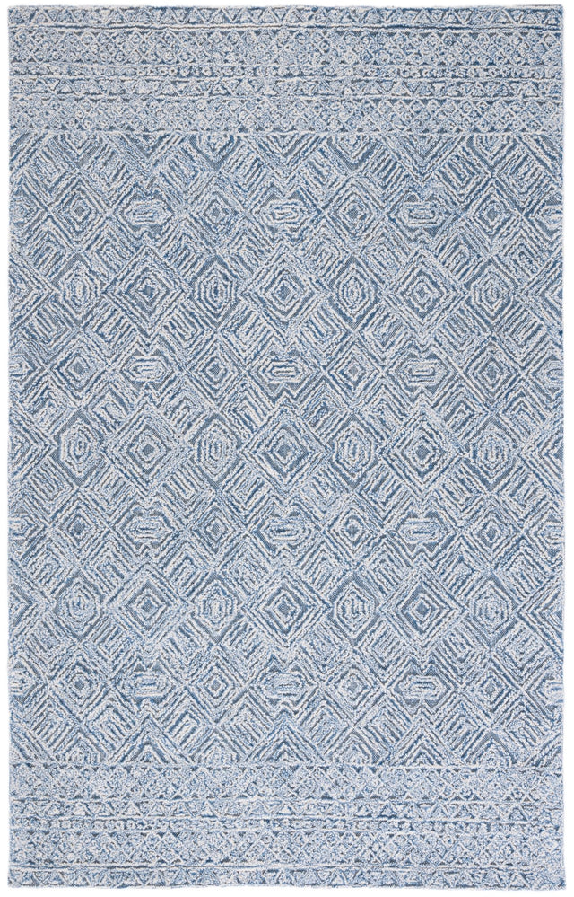 Safavieh Textual Txt201M Blue/Ivory Rug.