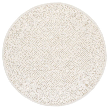 Safavieh Textural 6'-0" x 6'-0" Rug in Ivory