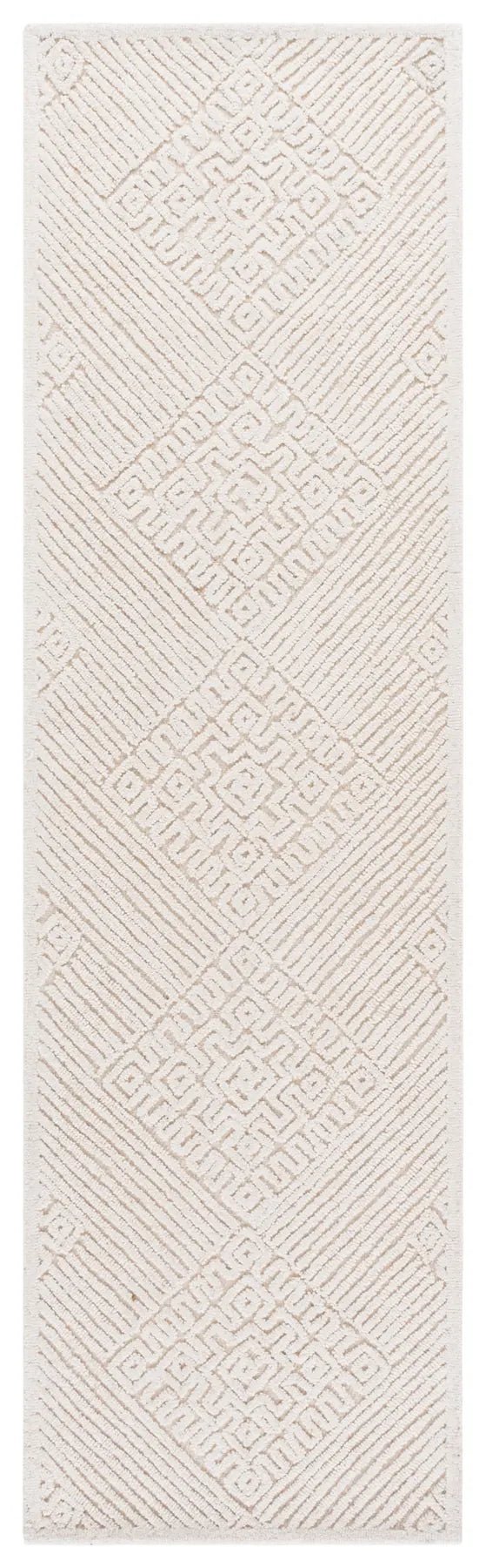 Safavieh Textural 2'-3" x 8'-0" Rug in Ivory