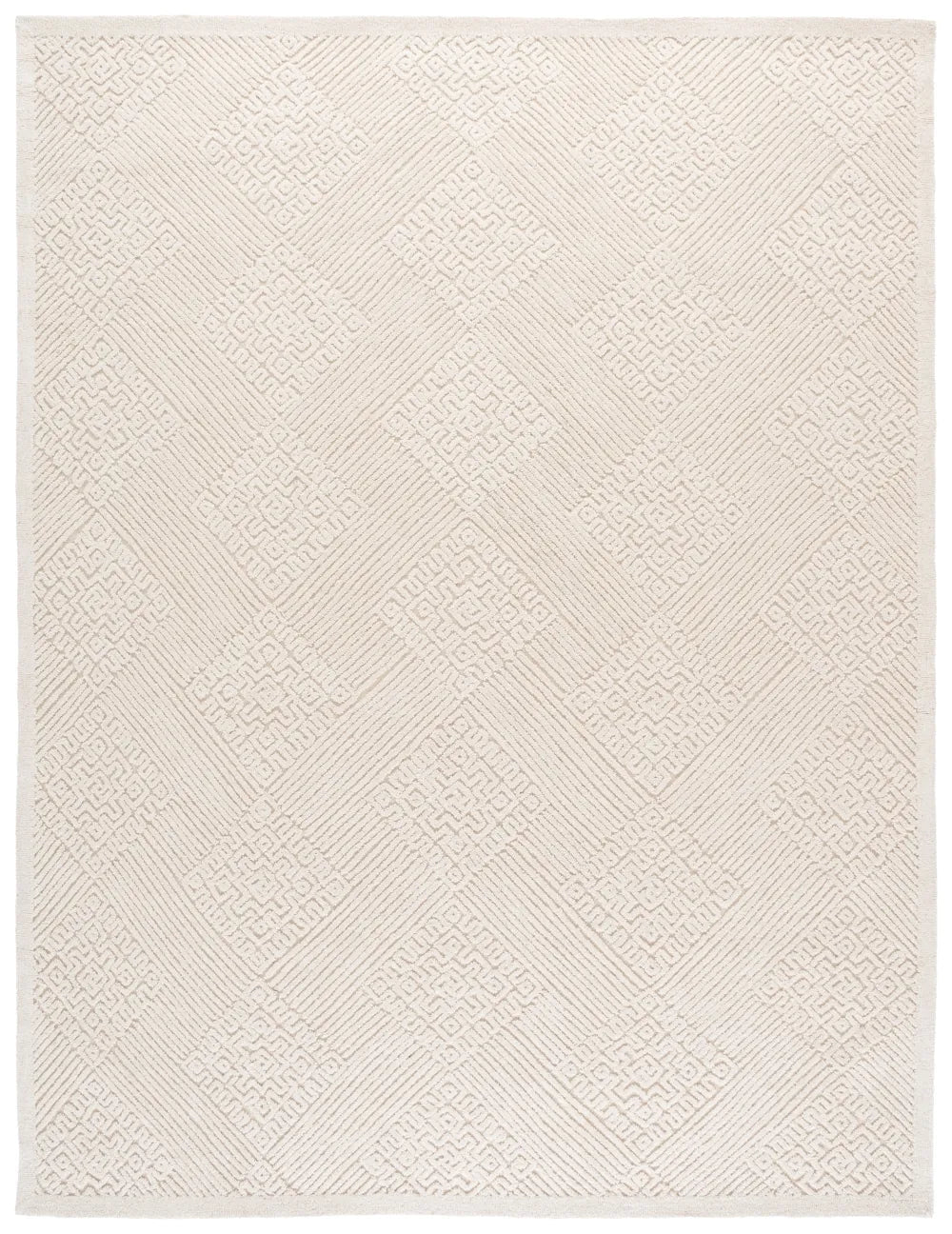 Safavieh Textural 8'-0" x 10'-0" Rug in Ivory