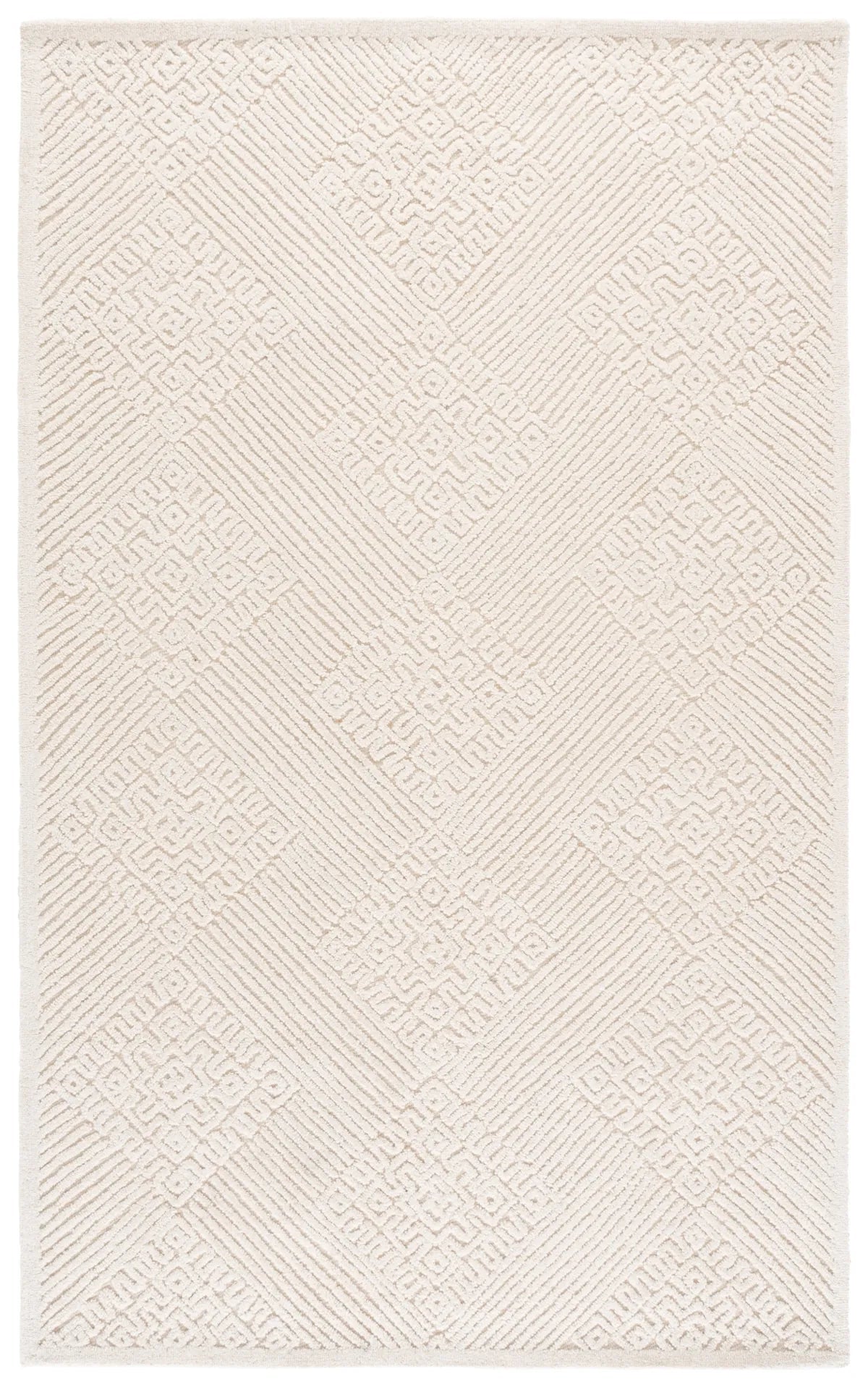 Safavieh Textural 5'-0" x 8'-0" Rug in Ivory