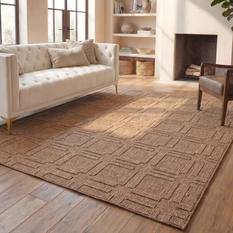 Safavieh Texture Faux Sisal 8'-0" x 10'-0" Rug in Beige