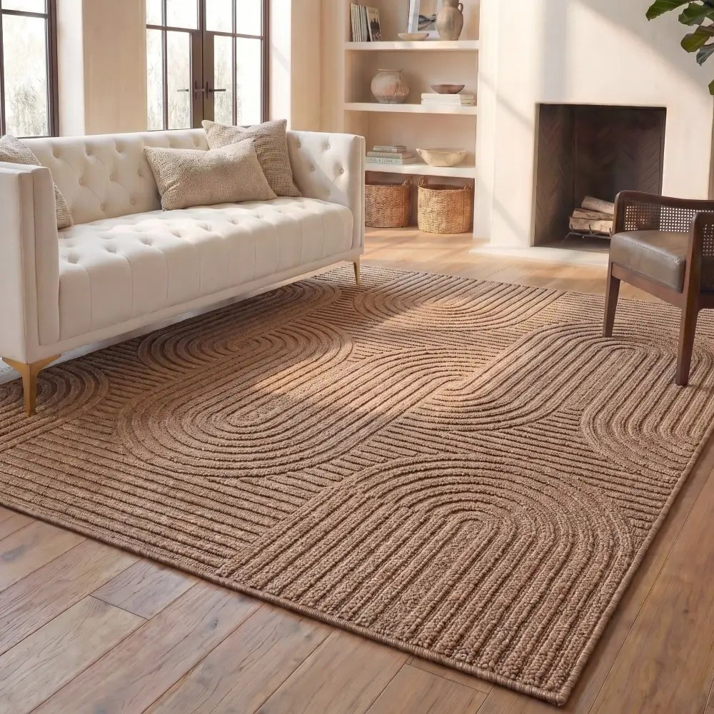 Safavieh Texture Faux Sisal 8'-0" x 10'-0" Rug in Beige