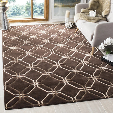Safavieh Tibetan 6'-0" x 9'-0" Rug in Brown