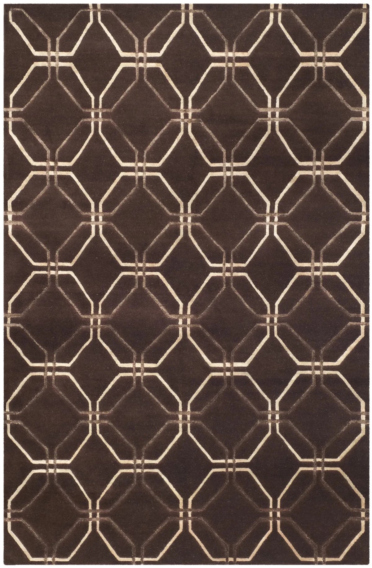 Safavieh Tibetan 6'-0" x 9'-0" Rug in Brown