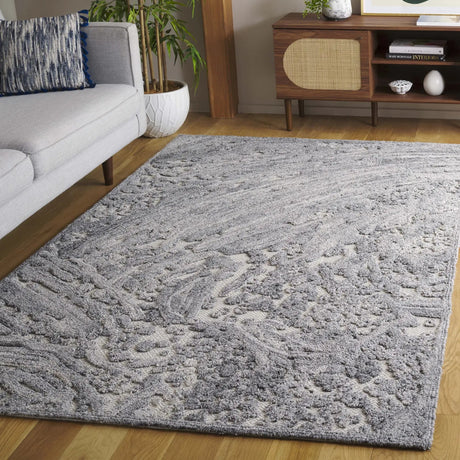 Safavieh Trace 4'-0" x 6'-0" Rug in Grey / Ivory