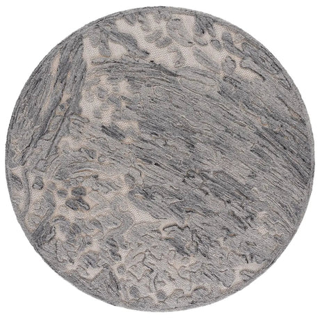 Safavieh Trace 6'-0" x 6'-0" Rug in Grey / Ivory