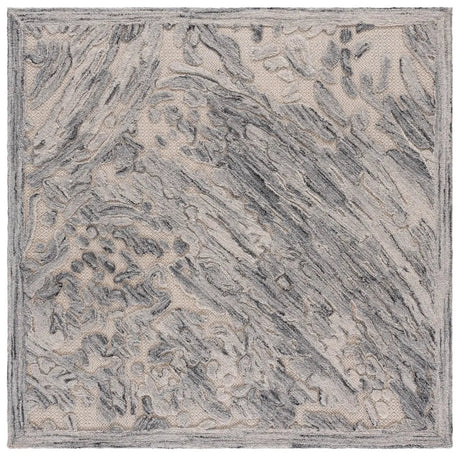 Safavieh Trace 6'-0" x 6'-0" Rug in Grey / Ivory