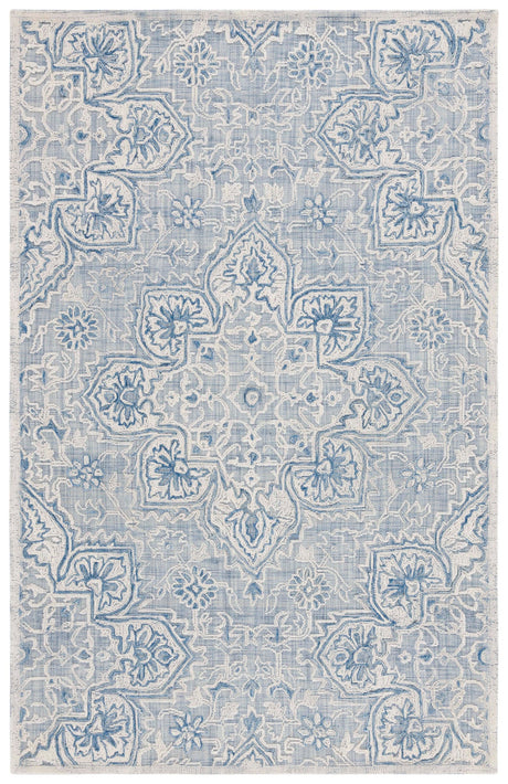 Safavieh Trace Trc304M Blue/Ivory Rug.