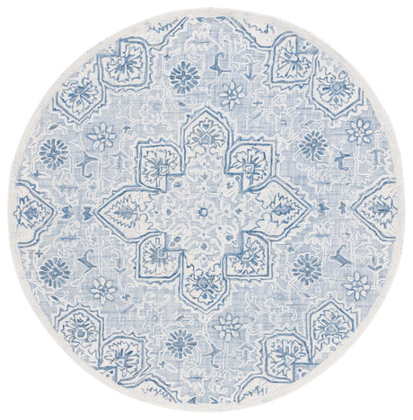 Safavieh Trace Trc304M Blue/Ivory Rug.