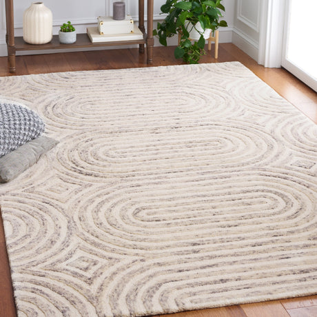 Safavieh Trace Trc310F Grey/Ivory Rug.