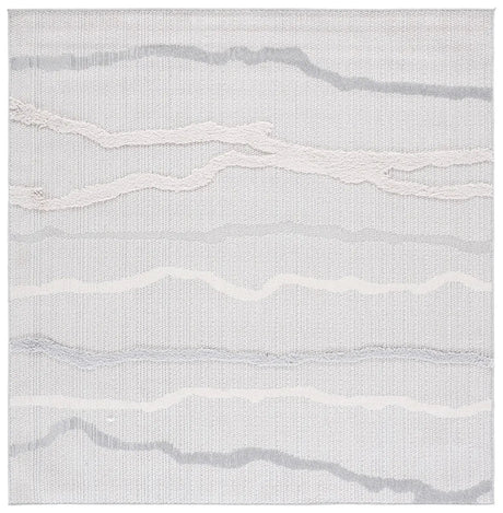 Safavieh Trends 6'-7" x 6'-7" Rug in Ivory / Grey
