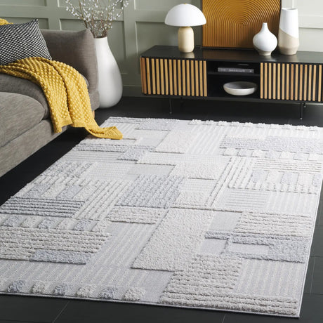 Safavieh Trends 4'-0" x 6'-0" Rug in Ivory / Grey