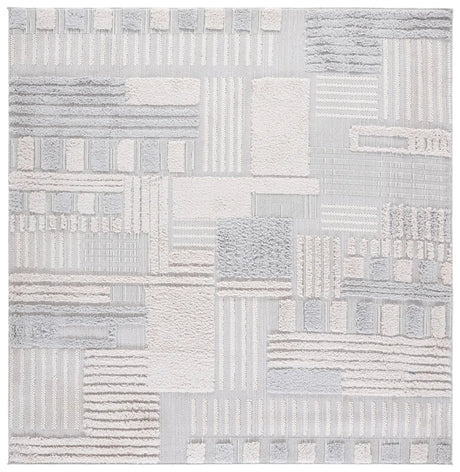 Safavieh Trends 6'-7" x 6'-7" Rug in Ivory / Grey