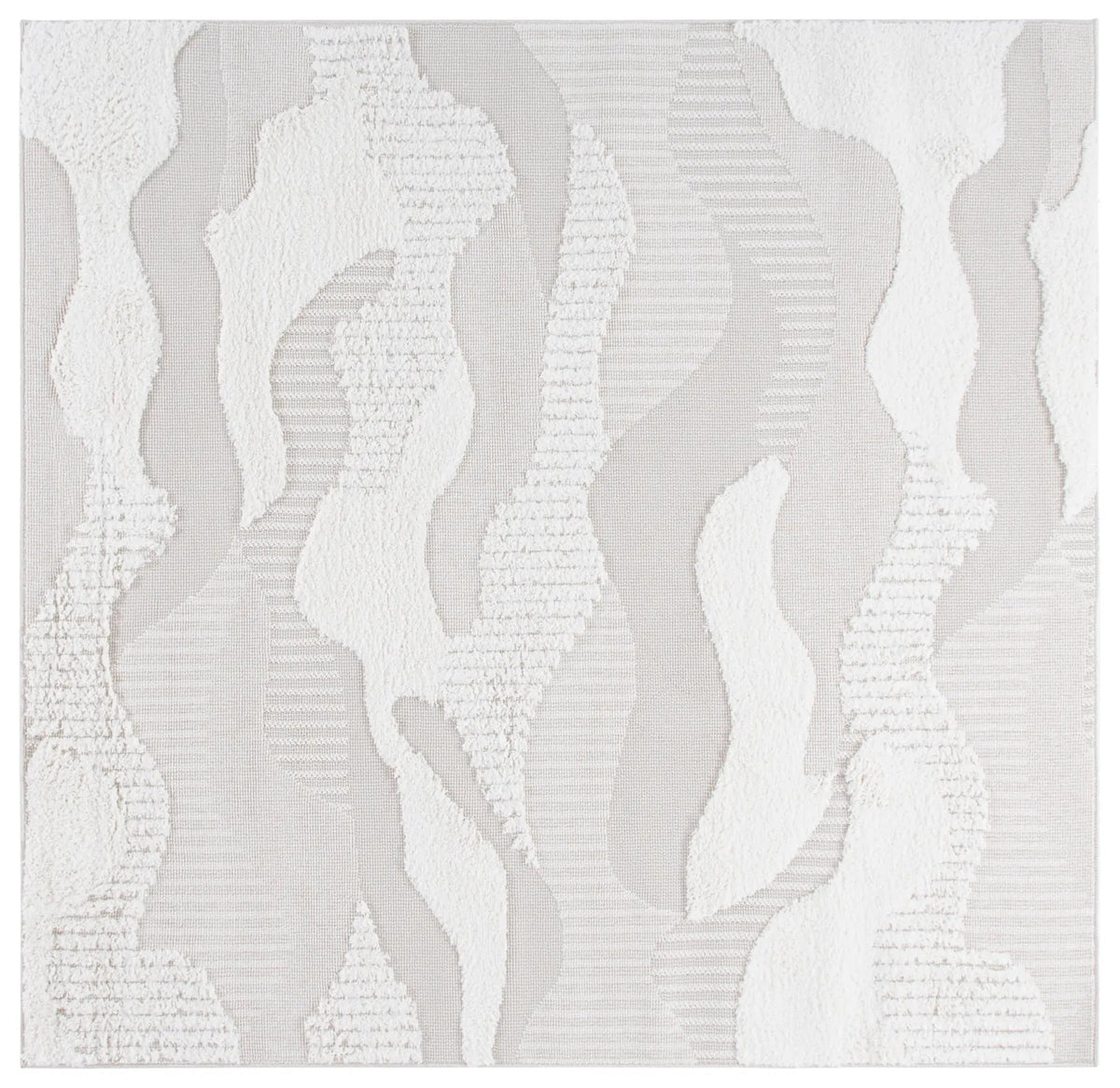 Safavieh Trends 6'-7" x 6'-7" Rug in Beige / Ivory