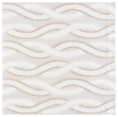Safavieh Trends 6'-7" x 6'-7" Rug in Beige / Ivory