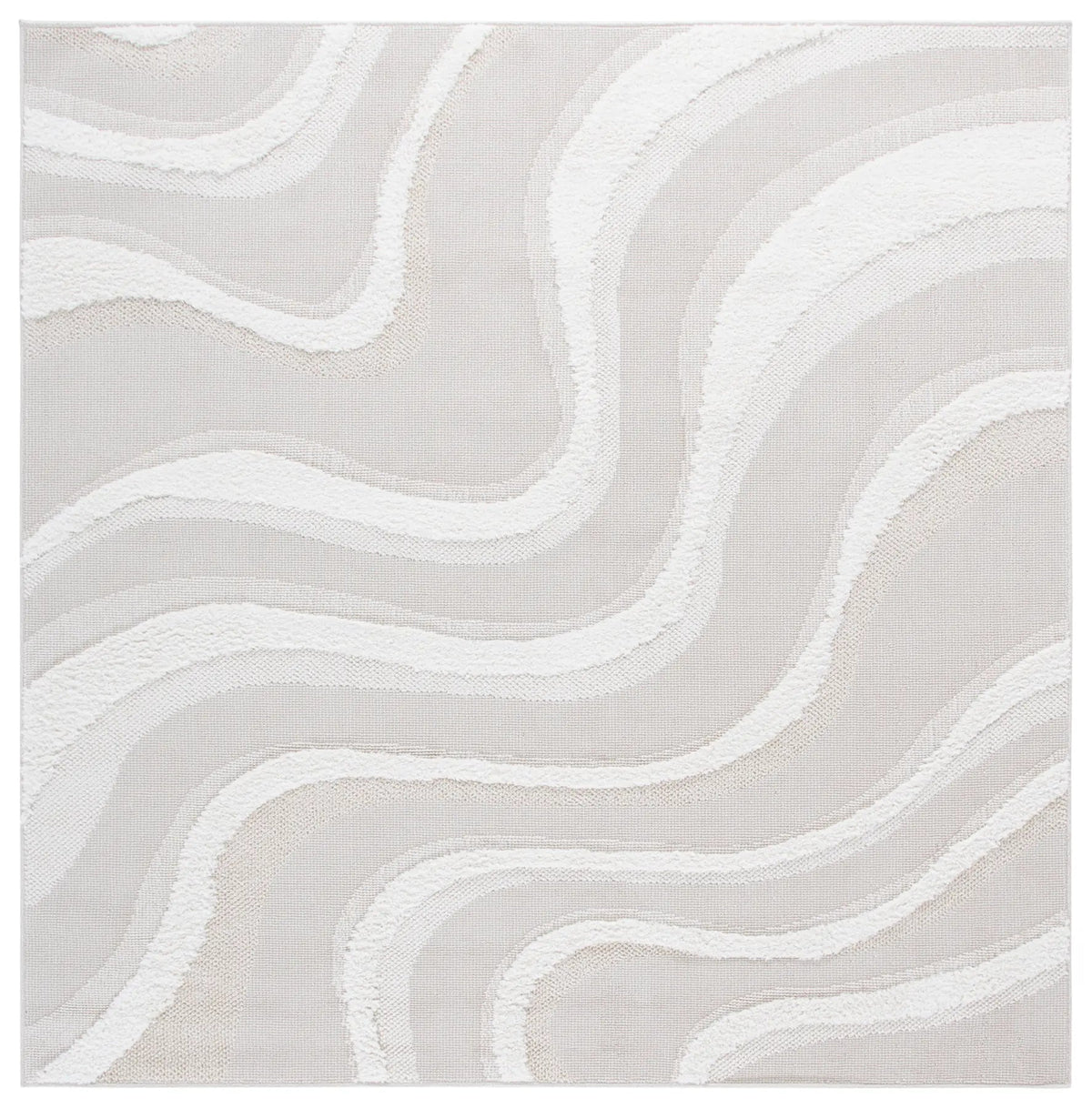 Safavieh Trends 6'-7" x 6'-7" Rug in Beige / Ivory