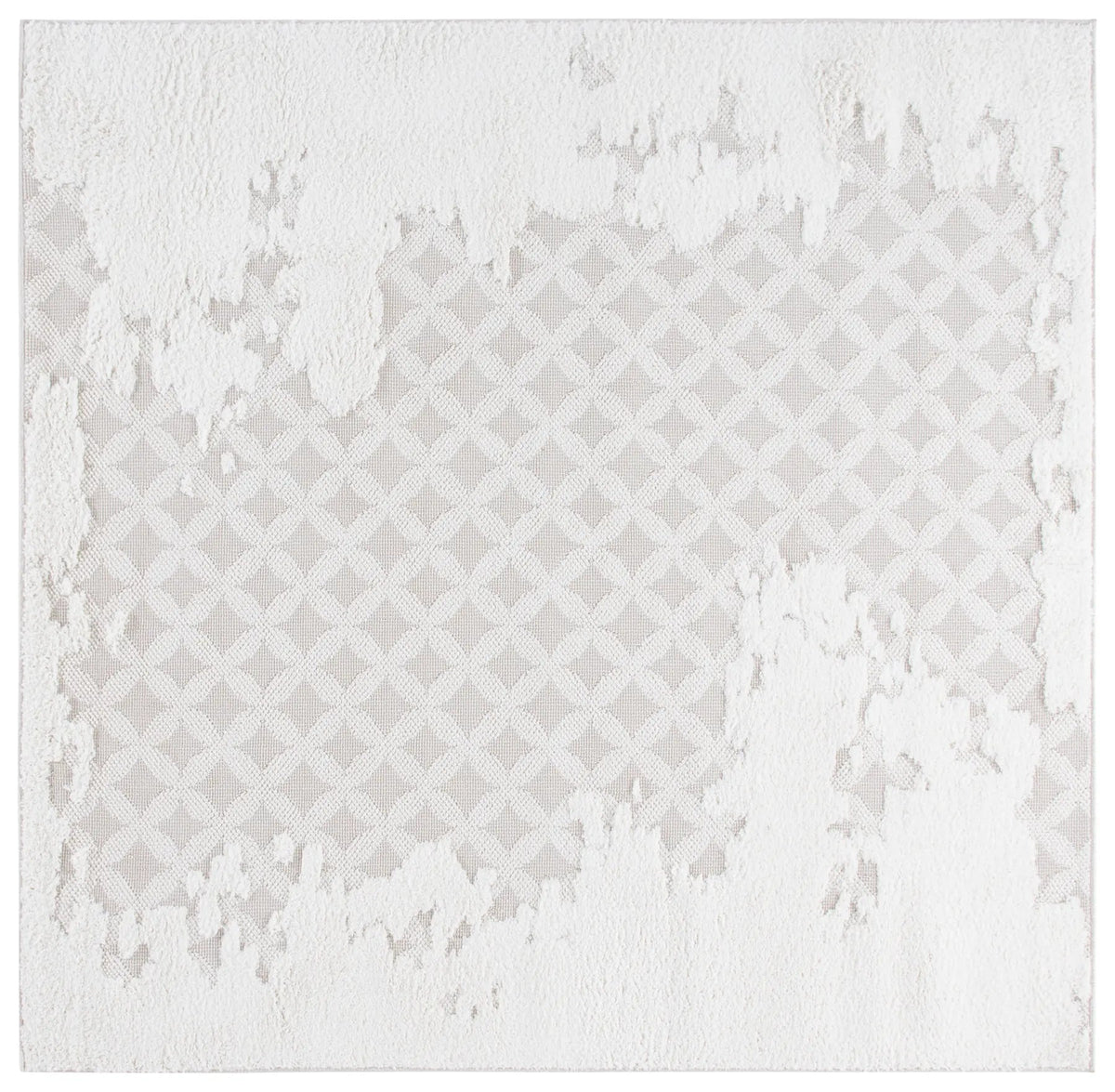 Safavieh Trends 6'-7" x 6'-7" Rug in Beige / Ivory