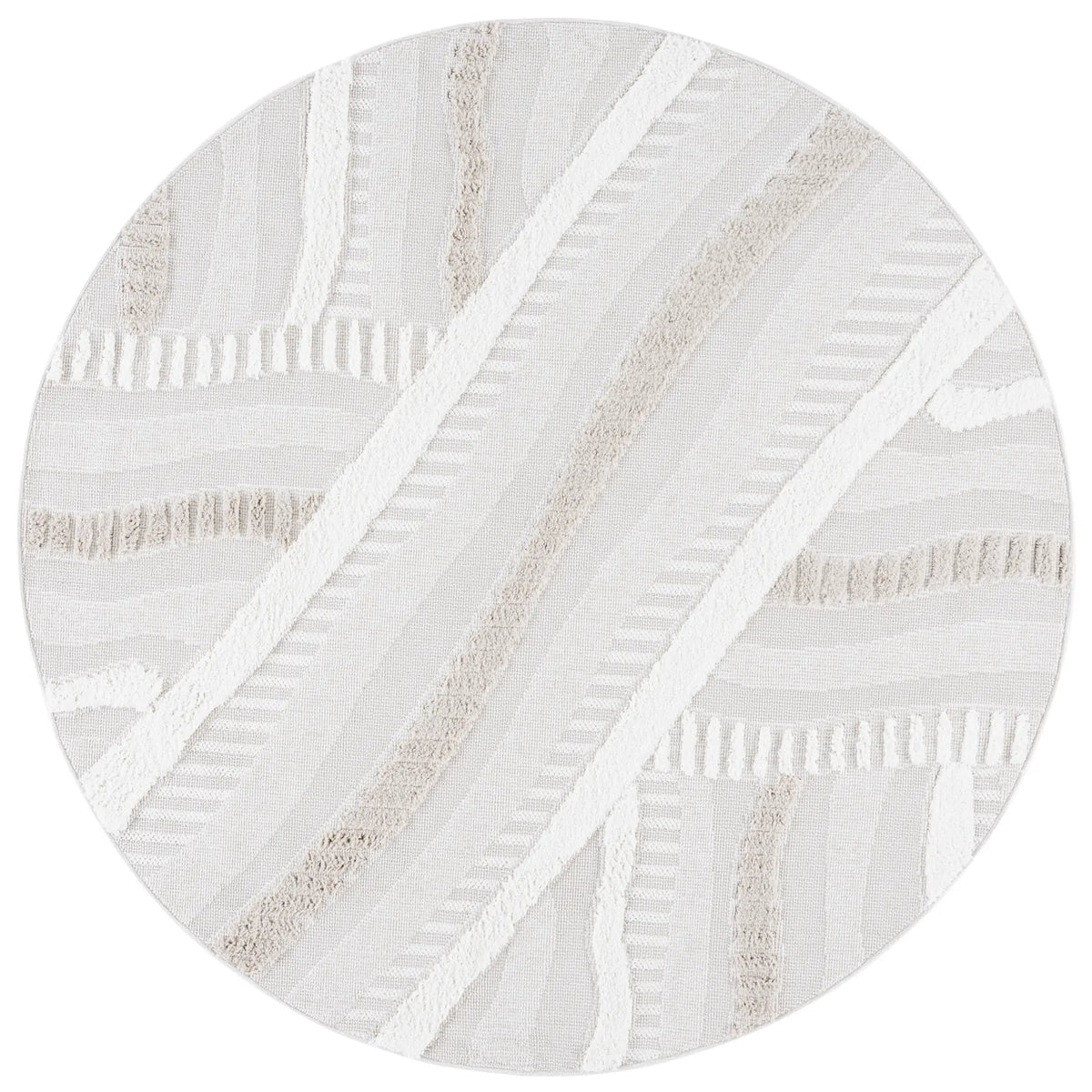 Safavieh Trends 6'-7" x 6'-7" Rug in Beige / Ivory