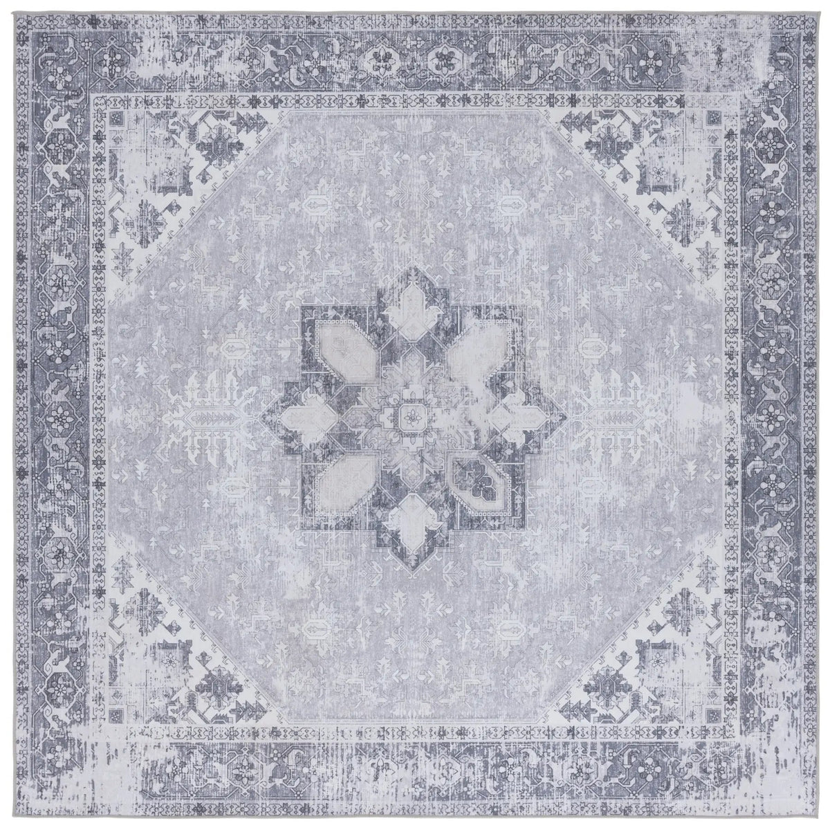 Safavieh Tucson 6'-0" x 6'-0" Rug in Light Grey