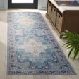 Safavieh Tucson 2'-6" x 8'-0" Rug in Aqua / Light Blue