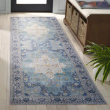 Safavieh Tucson 2'-6" x 8'-0" Rug in Aqua / Light Blue