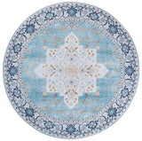 Safavieh Tucson 6'-0" x 6'-0" Rug in Aqua / Light Blue