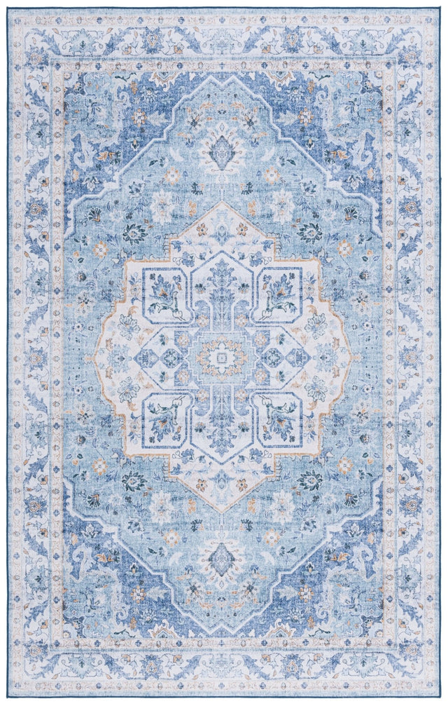 Safavieh Tucson Tsn118L Light Blue/Blue Rug.