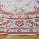 Safavieh Tucson 6'-0" x 6'-0" Rug in Rust / Ivory