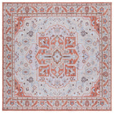 Safavieh Tucson 6'-0" x 6'-0" Rug in Rust / Ivory