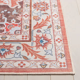 Safavieh Tucson 4'-0" x 6'-0" Rug in Rust / Ivory