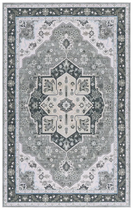 Safavieh Tucson 4'-0" x 6'-0" Rug in Green / Light Green