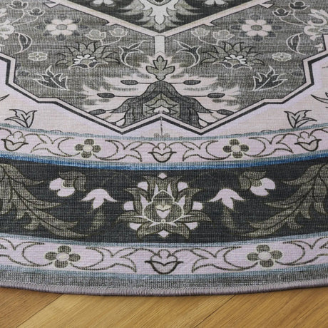 Safavieh Tucson 6'-0" x 6'-0" Rug in Green / Light Green