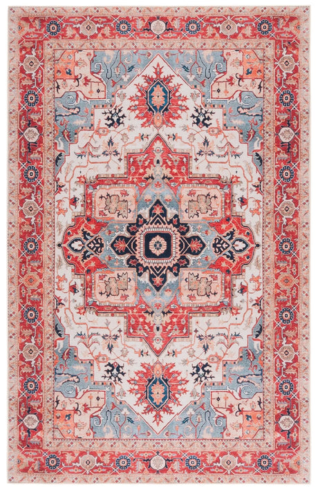Safavieh Tucson 4'-0" x 6'-0" Rug in Beige / Rust