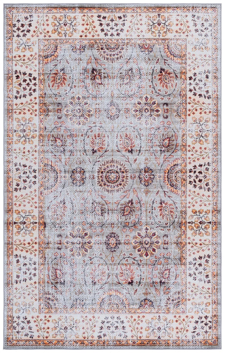 Safavieh Tucson 4'-0" x 6'-0" Rug in Grey Green / Beige