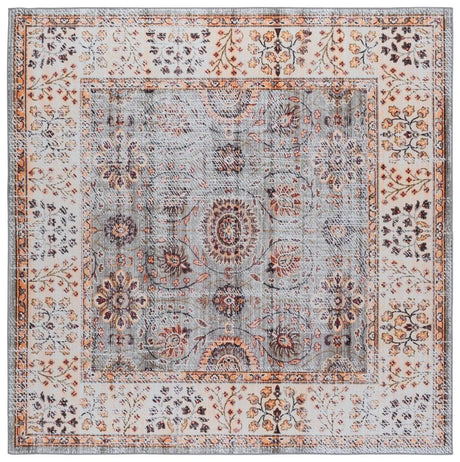 Safavieh Tucson 6'-0" x 6'-0" Rug in Grey Green / Beige