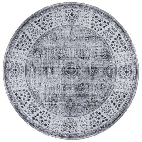 Safavieh Tucson 6'-0" x 6'-0" Rug in Dark Grey / Light Grey