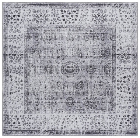 Safavieh Tucson 6'-0" x 6'-0" Rug in Dark Grey / Light Grey