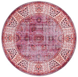 Safavieh Tucson 6'-0" x 6'-0" Rug in Fuchsia / Rust