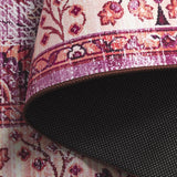Safavieh Tucson 4'-0" x 6'-0" Rug in Fuchsia / Rust