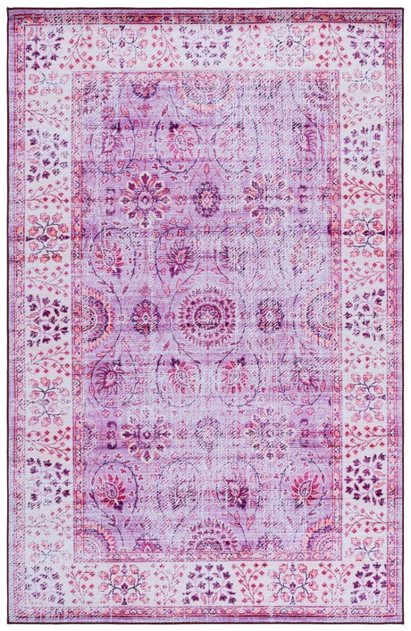 Safavieh Tucson 4'-0" x 6'-0" Rug in Violet / Beige