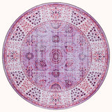 Safavieh Tucson 6'-0" x 6'-0" Rug in Violet / Beige
