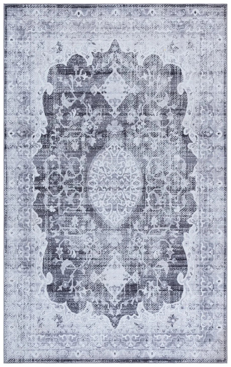Safavieh Tucson 4'-0" x 6'-0" Rug in Dark Grey / Light Grey