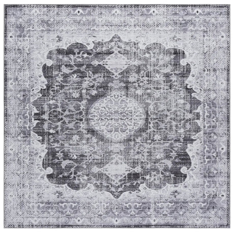 Safavieh Tucson 6'-0" x 6'-0" Rug in Dark Grey / Light Grey