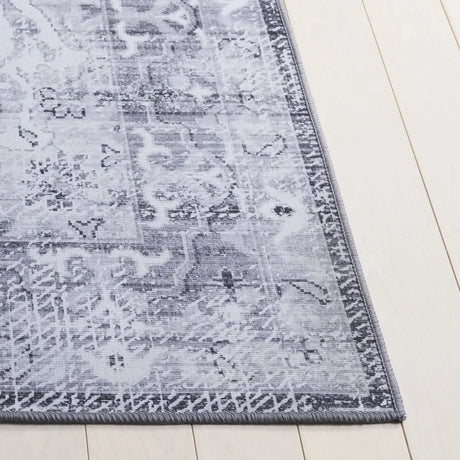 Safavieh Tucson 4'-0" x 6'-0" Rug in Dark Grey / Light Grey