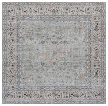 Safavieh Tucson 6'-0" x 6'-0" Rug in Light Green / Beige