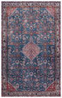 Safavieh Tucson 4'-0" x 6'-0" Rug in Blue / Rust