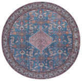 Safavieh Tucson 6'-0" x 6'-0" Rug in Blue / Rust